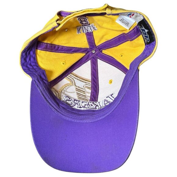 Vintage Los Angeles Lakers Drew Pearson Hat Embroidered Strapback Hat Cap Kobe - Picture 11 of 11